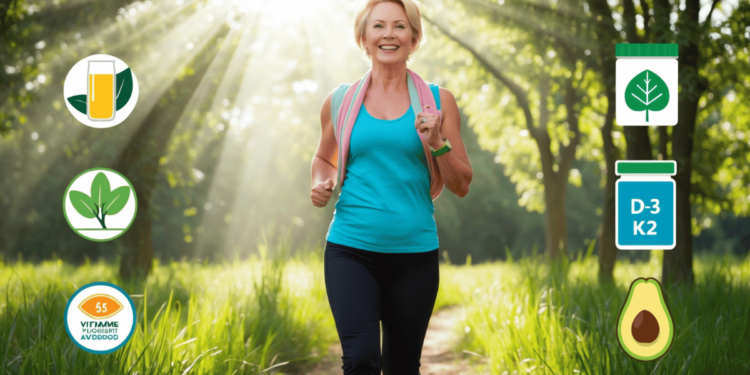 vrouw-50+-hardlopend-natuur-afbeelingen-voeding-supplementen