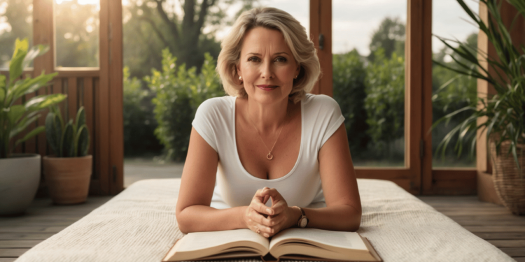 vrouw-sfeervolle-ruimte-liggend-ontpannen-houding-ademhalings-oefeningen-lerend-uit-een-boek.