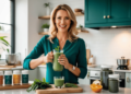 een-vrolijke-vrouw-40+-in-de-keuken-smoothies-maakt-met-de-beste-supplementen